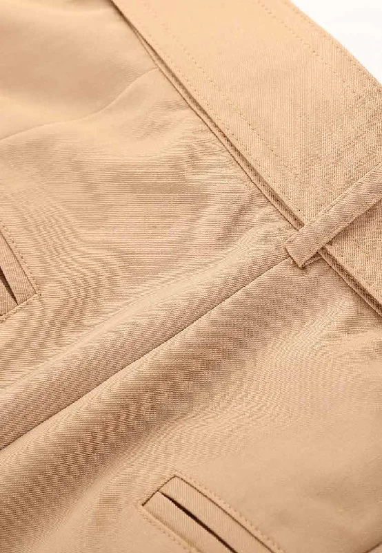 DARK BEIGE TROUSERS