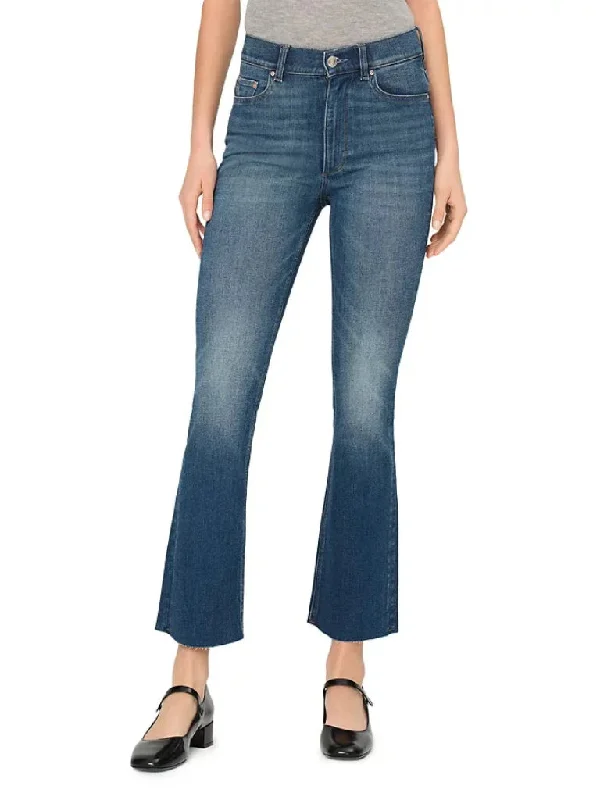 DL1961 Bridget High Rise Crop Bootcut Jean in Hulton