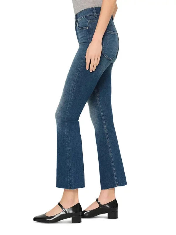 DL1961 Bridget High Rise Crop Bootcut Jean in Hulton