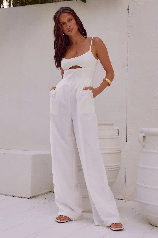 CALISTANA JUMPSUIT - WHITE