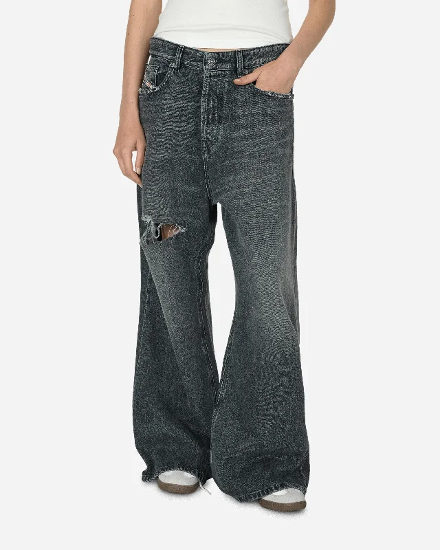 1996 D-Sire Straight Jeans Black / Dark Grey