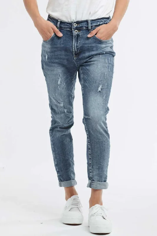 Emma Stretch Jeans By Italian Star