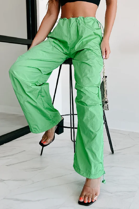 First Take Drawstring Joggers (Green)