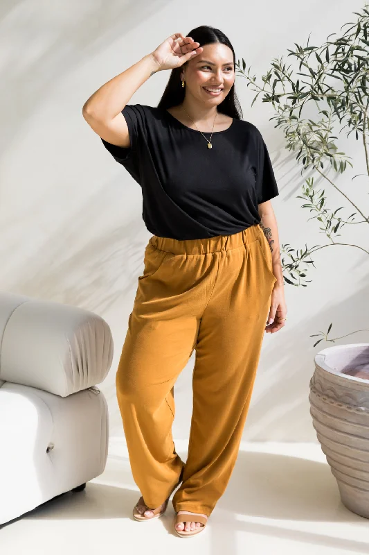 Frankie Lounge Pant in Toffee