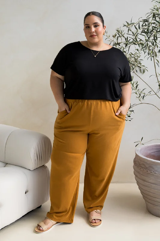 Frankie Lounge Pant in Toffee