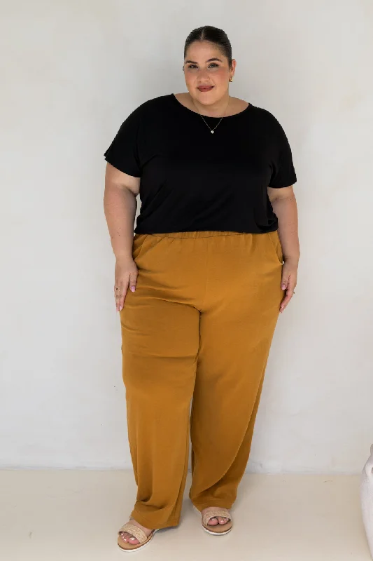 Frankie Lounge Pant in Toffee