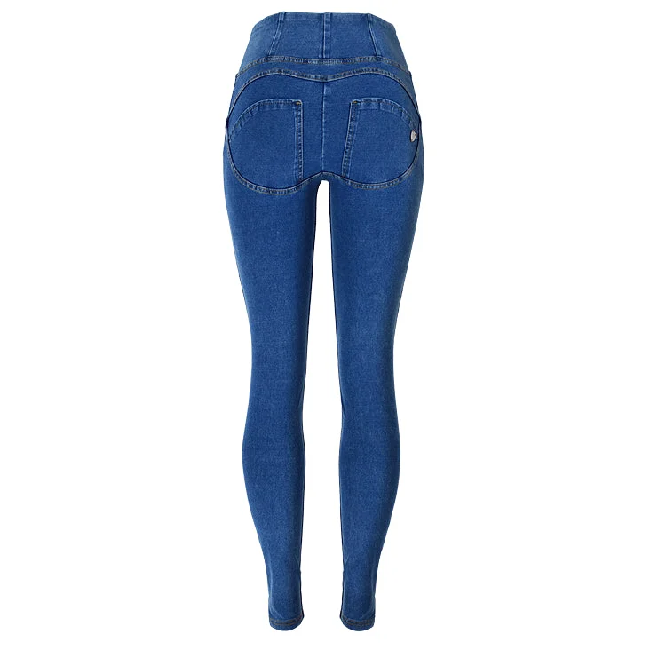 High Waist Push Up Jeans Woman