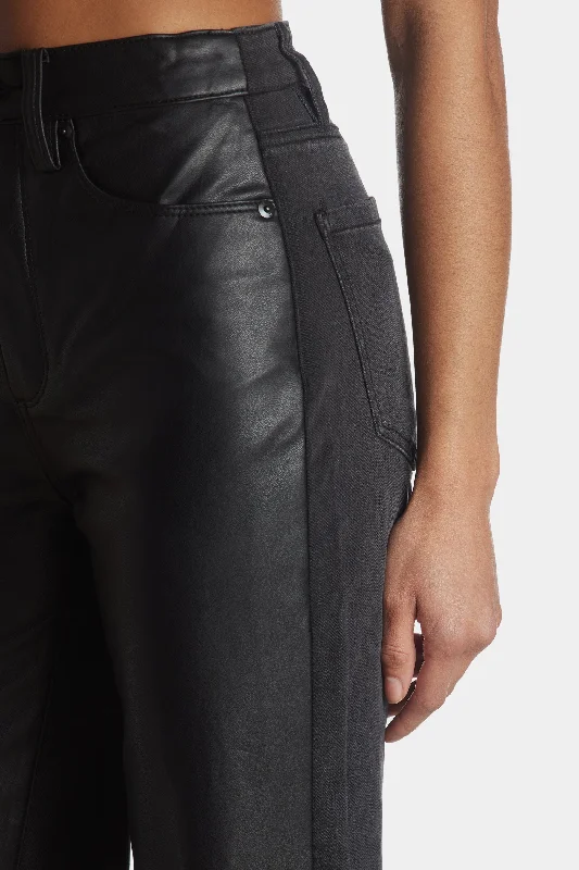 Leather or Not Recycled Straight Jeans