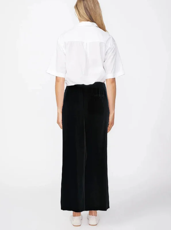 Stateside Linen Cropped Pull-on Trouser