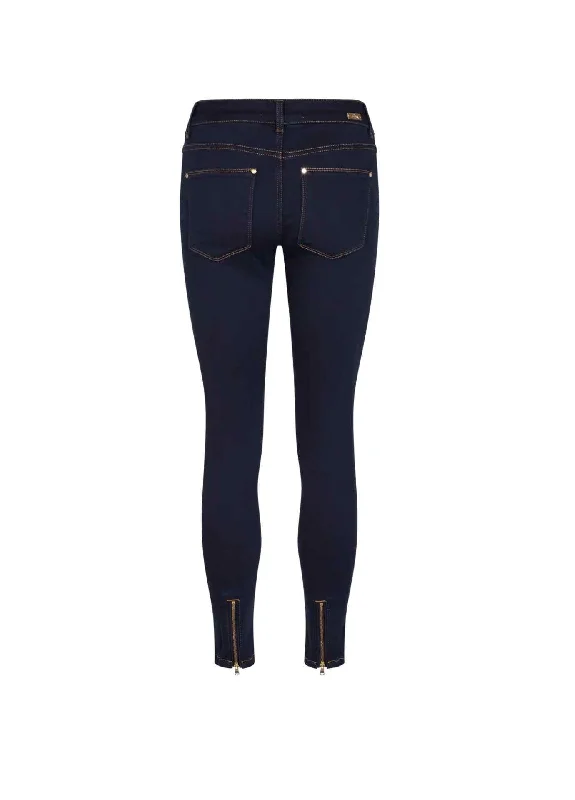 Mosmosh Victoria 7/8 Silk Touch Dark Blue Denim Jeans