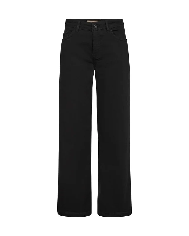 Mosmosh Dara Deluxe Black Straight Leg Jeans