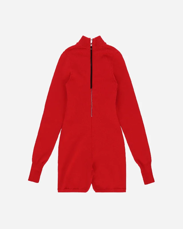 WMNS ESC Wool Bodysuit Red