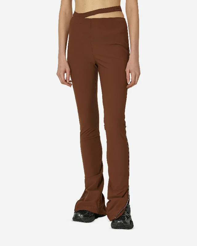 JACQUEMUS Asymmetrical Pants Cacao Wow