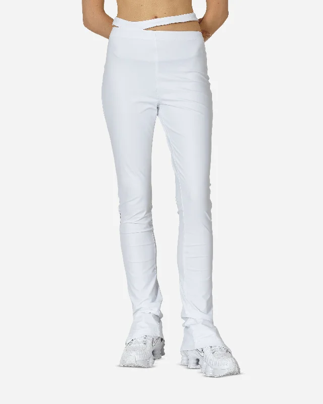 JACQUEMUS Asymmetrical Pants White