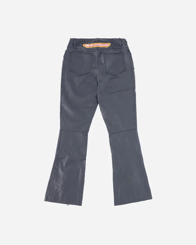 Travis Scott WMNS Leather Lace Trousers Dark Smoke Grey / Sail