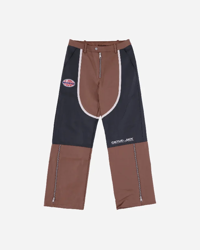 Travis Scott WMNS Leather Trousers Archaeo Brown / Dark Smoke Grey