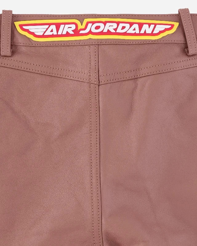 Travis Scott WMNS Leather Trousers Archaeo Brown / Dark Smoke Grey