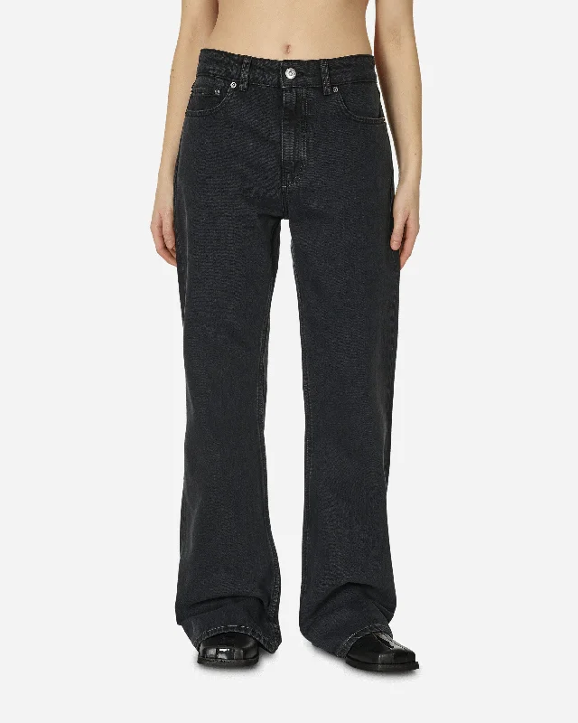 Boot Cut Jeans Washed Black