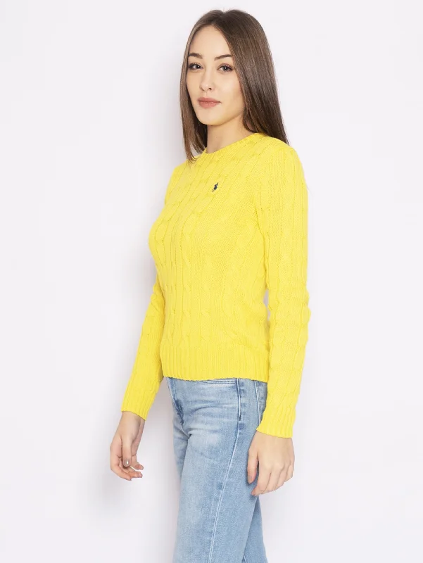 Maglia a Trecce Elite Yellow