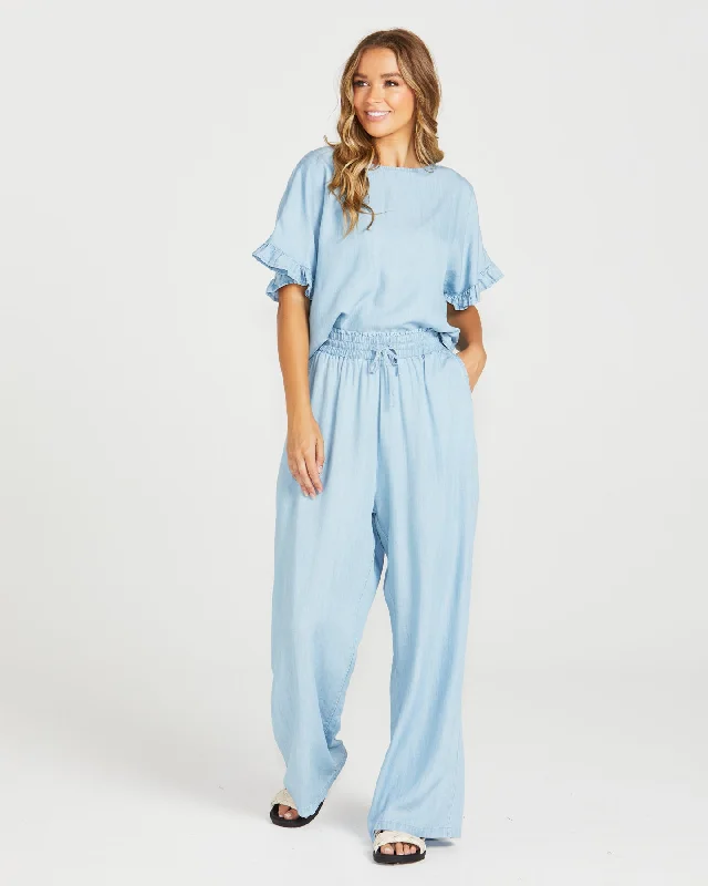 Sass Davie Pants Chambray