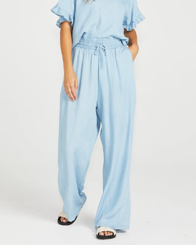 Sass Davie Pants Chambray