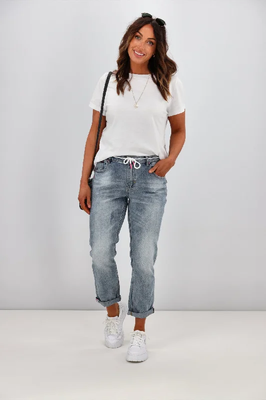 Shine On Label Raglan Collection Relaxed Jeans