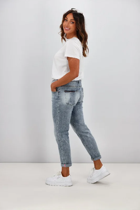 Shine On Label Raglan Collection Relaxed Jeans