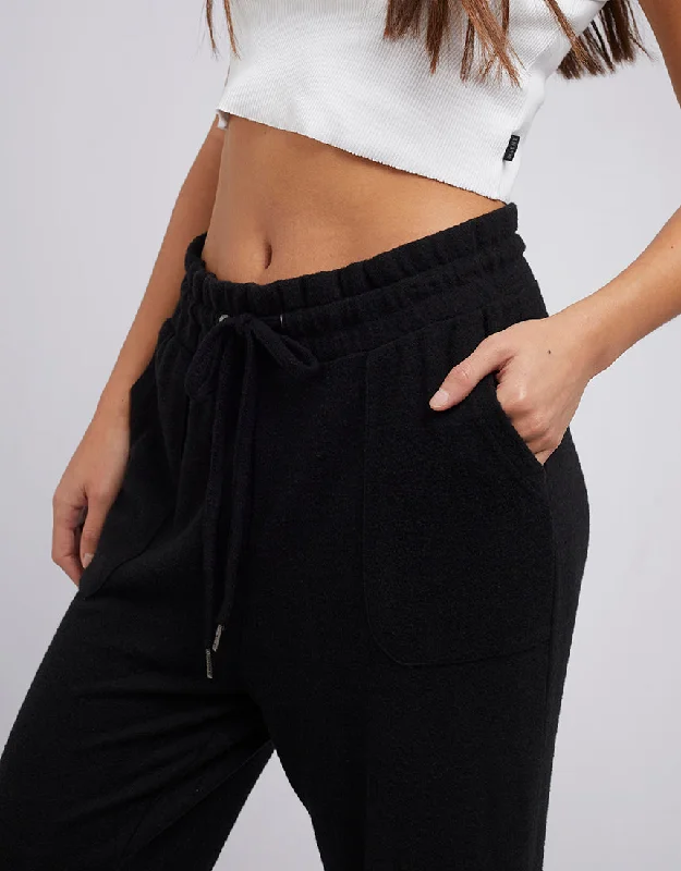 Silent Theory Luxe Jogger Black