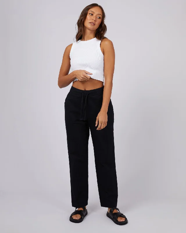 Silent Theory Tropical Pant Black