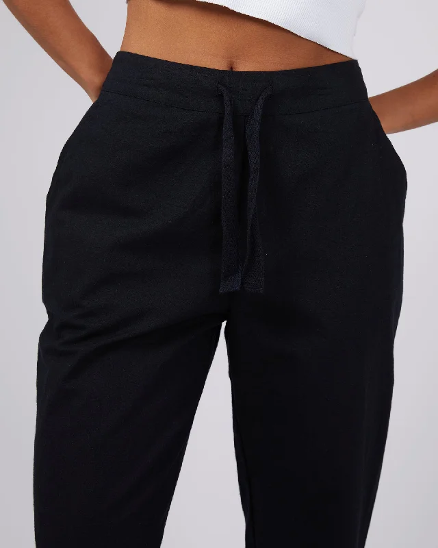 Silent Theory Tropical Pant Black