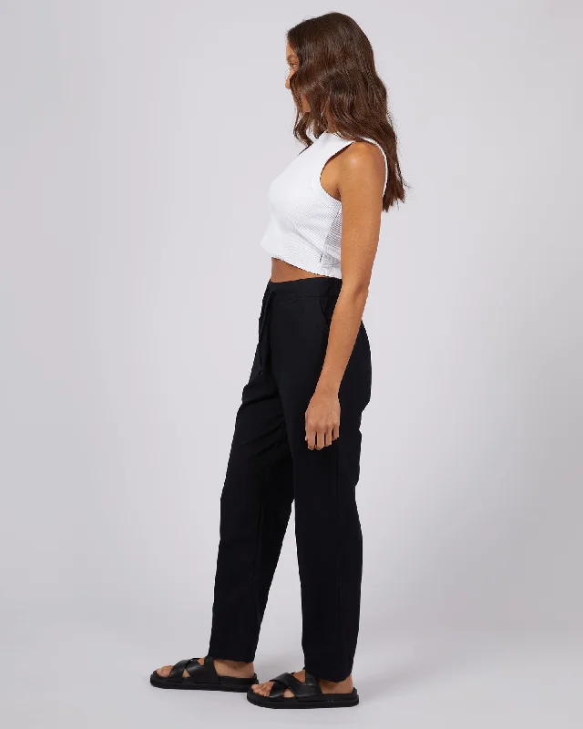 Silent Theory Tropical Pant Black