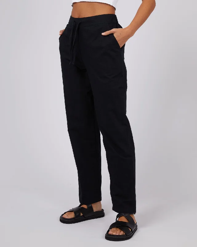 Silent Theory Tropical Pant Black