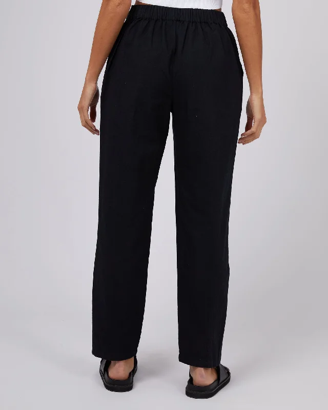 Silent Theory Tropical Pant Black