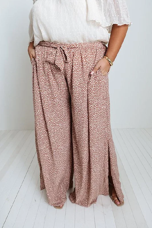 2024 Upbeat Playlist High Waist Blush Curves Pants