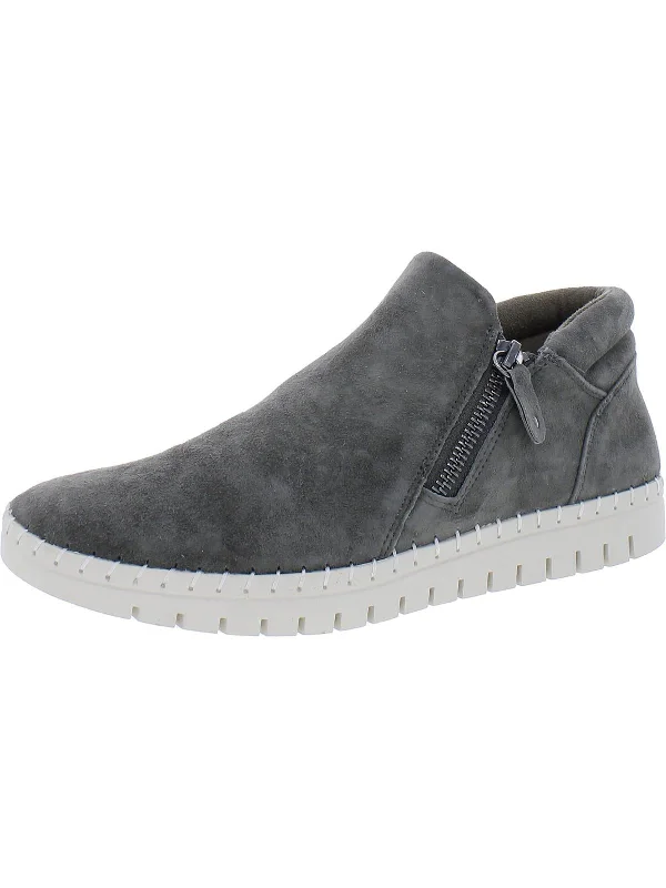 Camberly Womens Suede Zip Up Booties