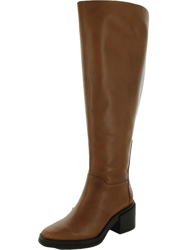 Dorica   Womens Leather Wide Calf Over-The-Knee Boots