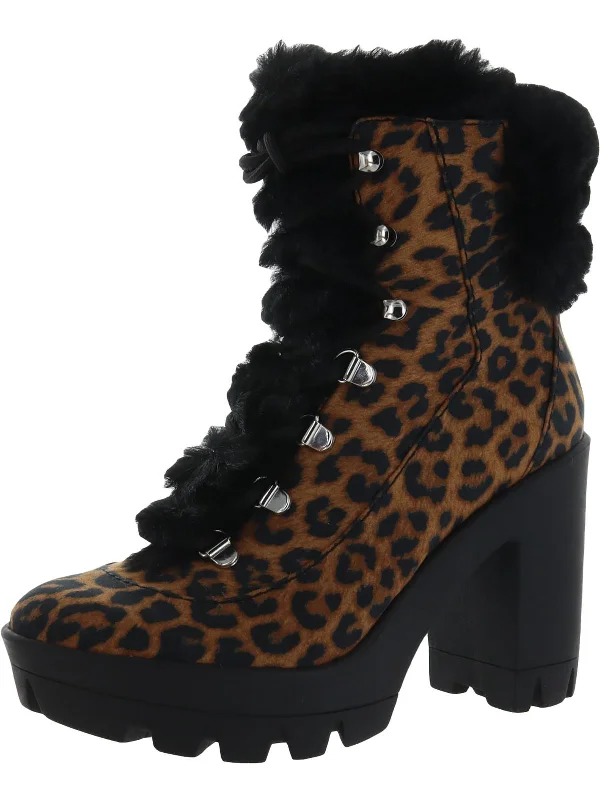 Mikah Womens Platform Combat Boots