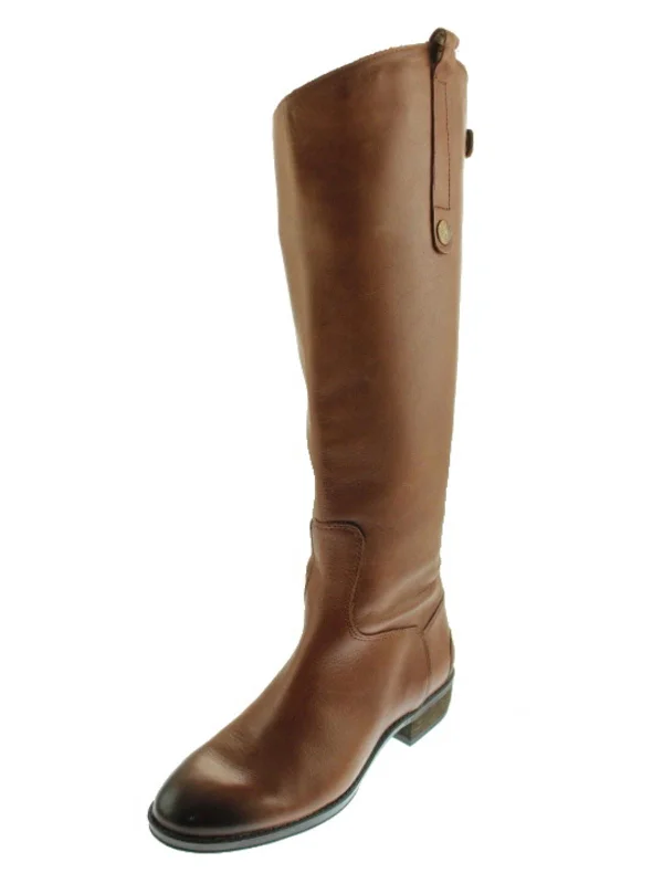 Penny Womens Leather Knee High Riding Boots