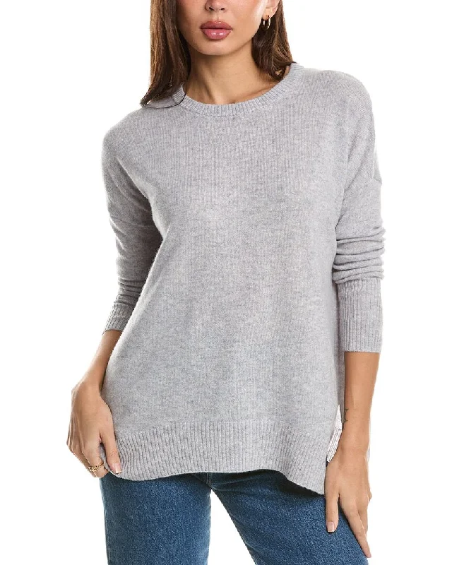 Forte Cashmere Easy Crew Cashmere Pullover