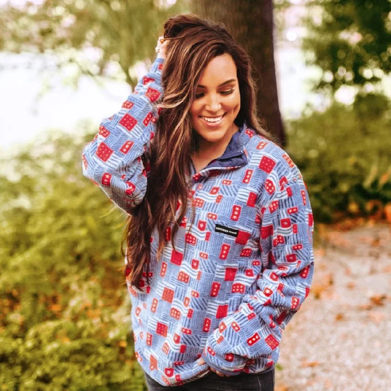 Star-Spangled Fleece Pullover