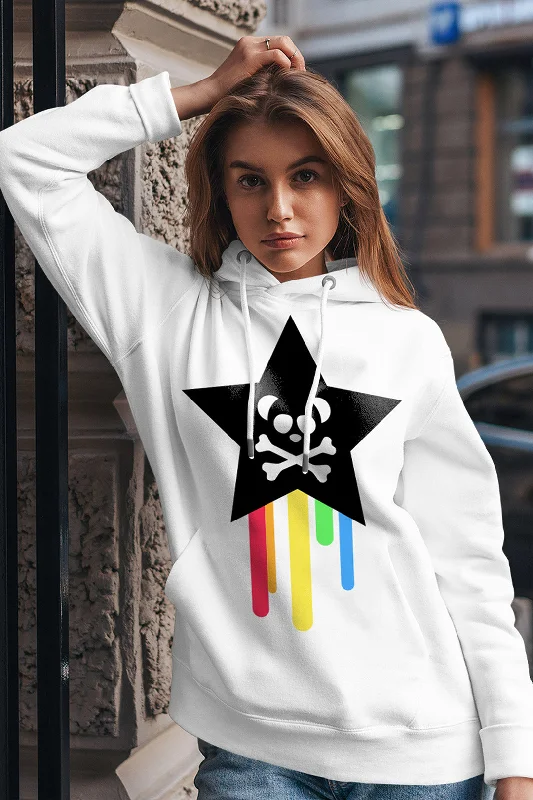 Unisex Rainbow Star Premium Hoodie