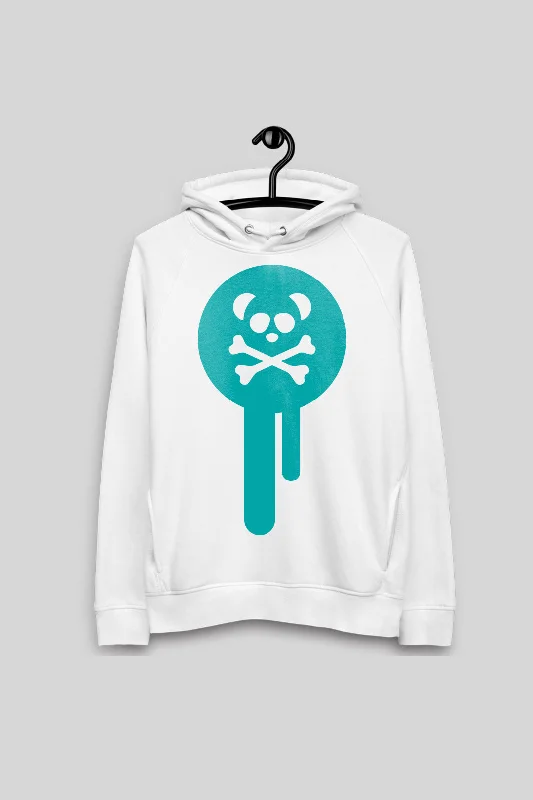 Unisex Turquoise Emblem Drip Premium Hoodie