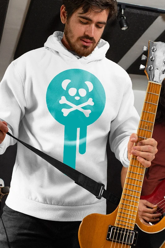 Unisex Turquoise Emblem Drip Premium Hoodie