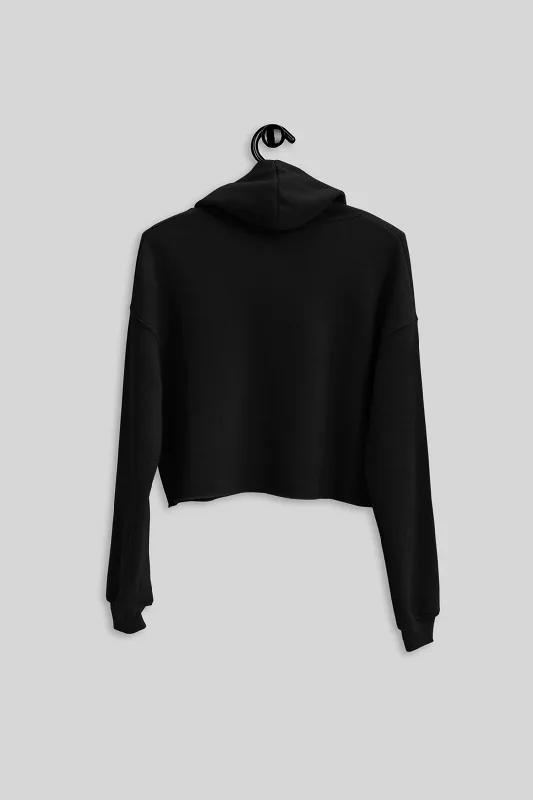 Women's Toxic Pandas Censored Cropped Hoodie