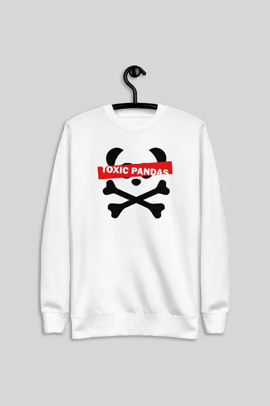 Unisex Toxic Pandas Censored Fleece Sweater