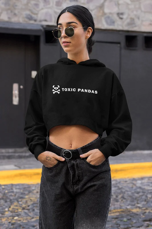 Women's Toxic Pandas Classy Cropped Hoodie