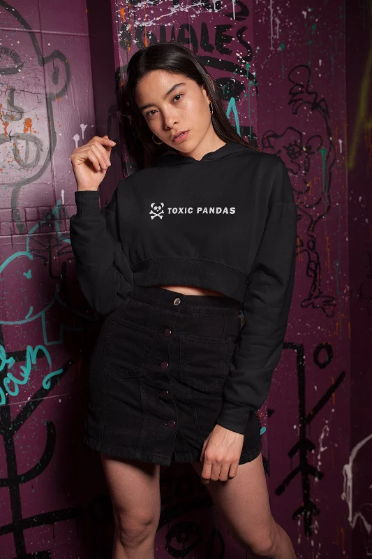 Women's Toxic Pandas Classy Cropped Hoodie