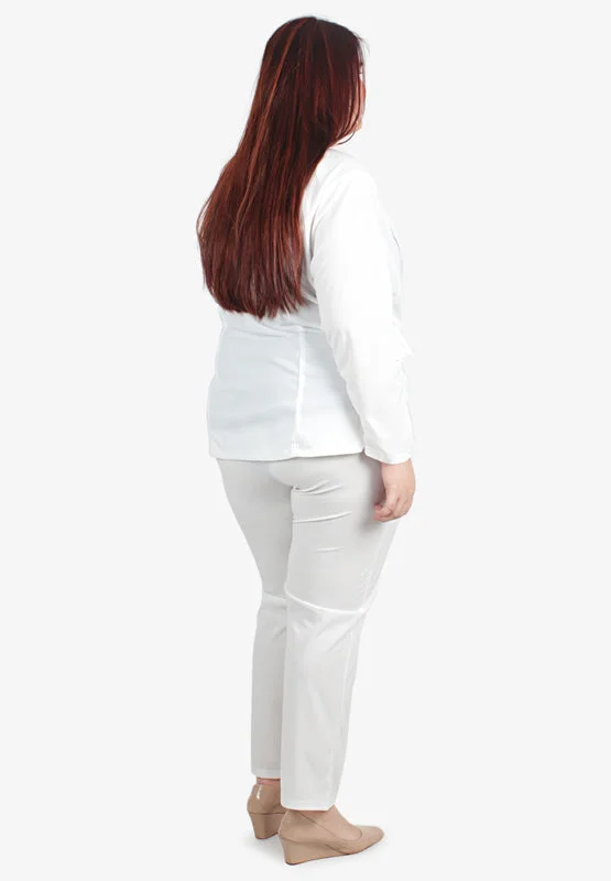 Blair Stretch Work Blazer - White