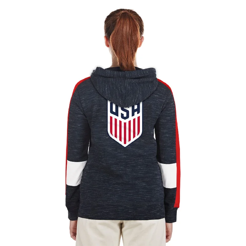 Women's New Era USWNT Space Dye Hooded Jacket