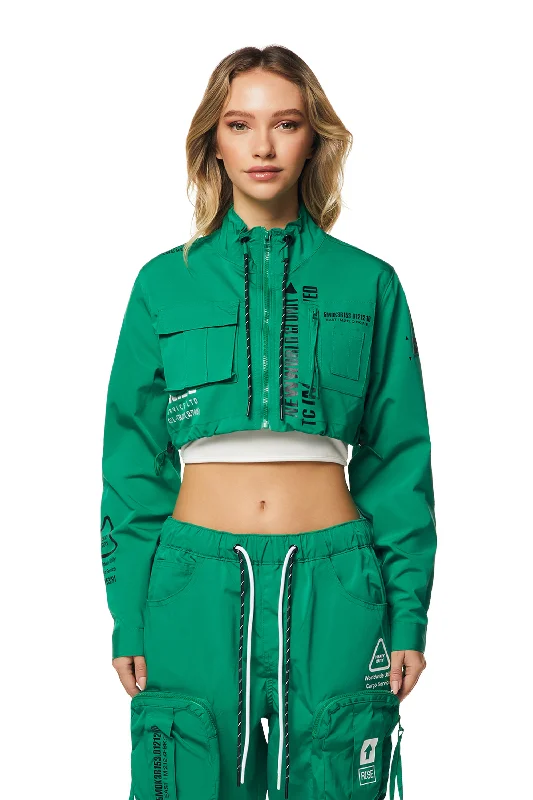 Utility Full Zip Jacket - Kelly Green